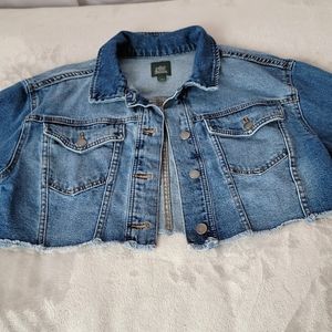 NWOT Wild Fable Cropped Denim Jacket